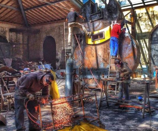 L'atelier de Jean François Buisson à Bordeaux